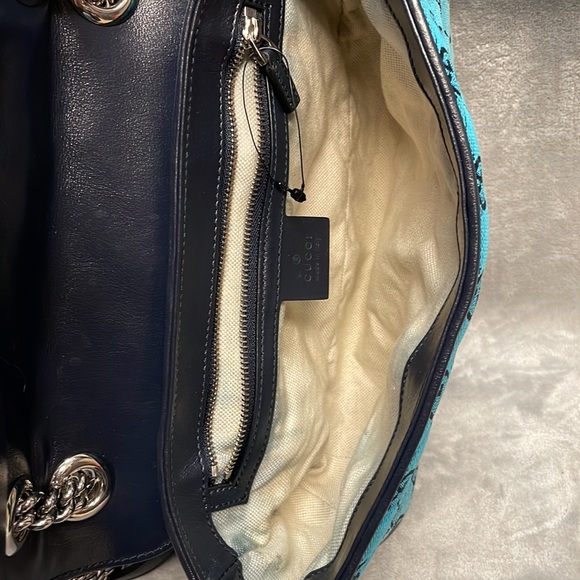 Gucci Small GG Marmont Multicolor Shoulder Bag - Picture 7 of 10